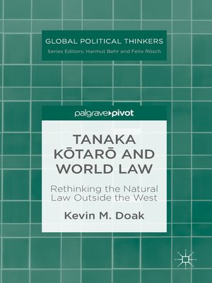cover image of Tanaka Kōtarō and World Law